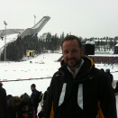 24 February: Crown Prince Haakon visits the arenas and attends the sprint finals of the World Skiing Championships 2011 (Photo: Christian Lagaard, The Royal Court)